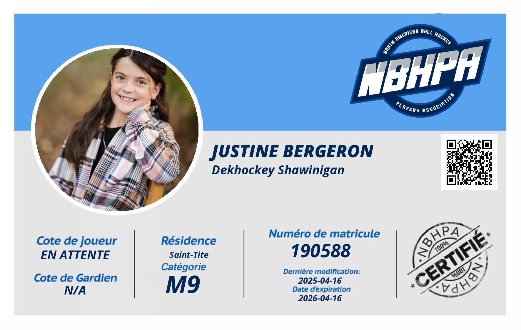 Justine Bergeron 