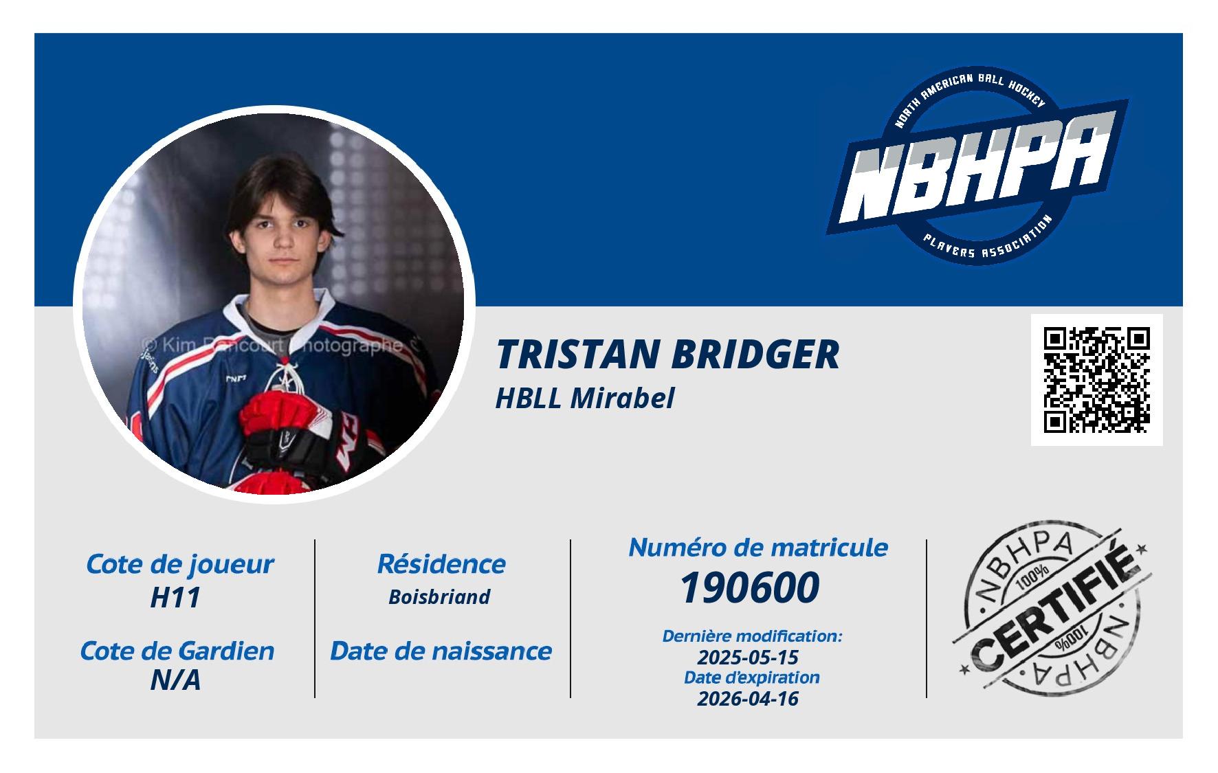 Tristan Bridger