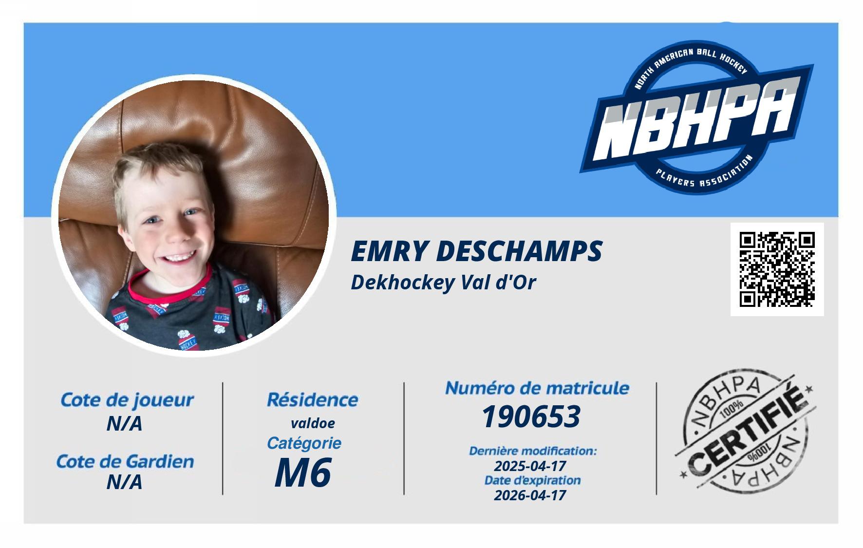 Emry Deschamps