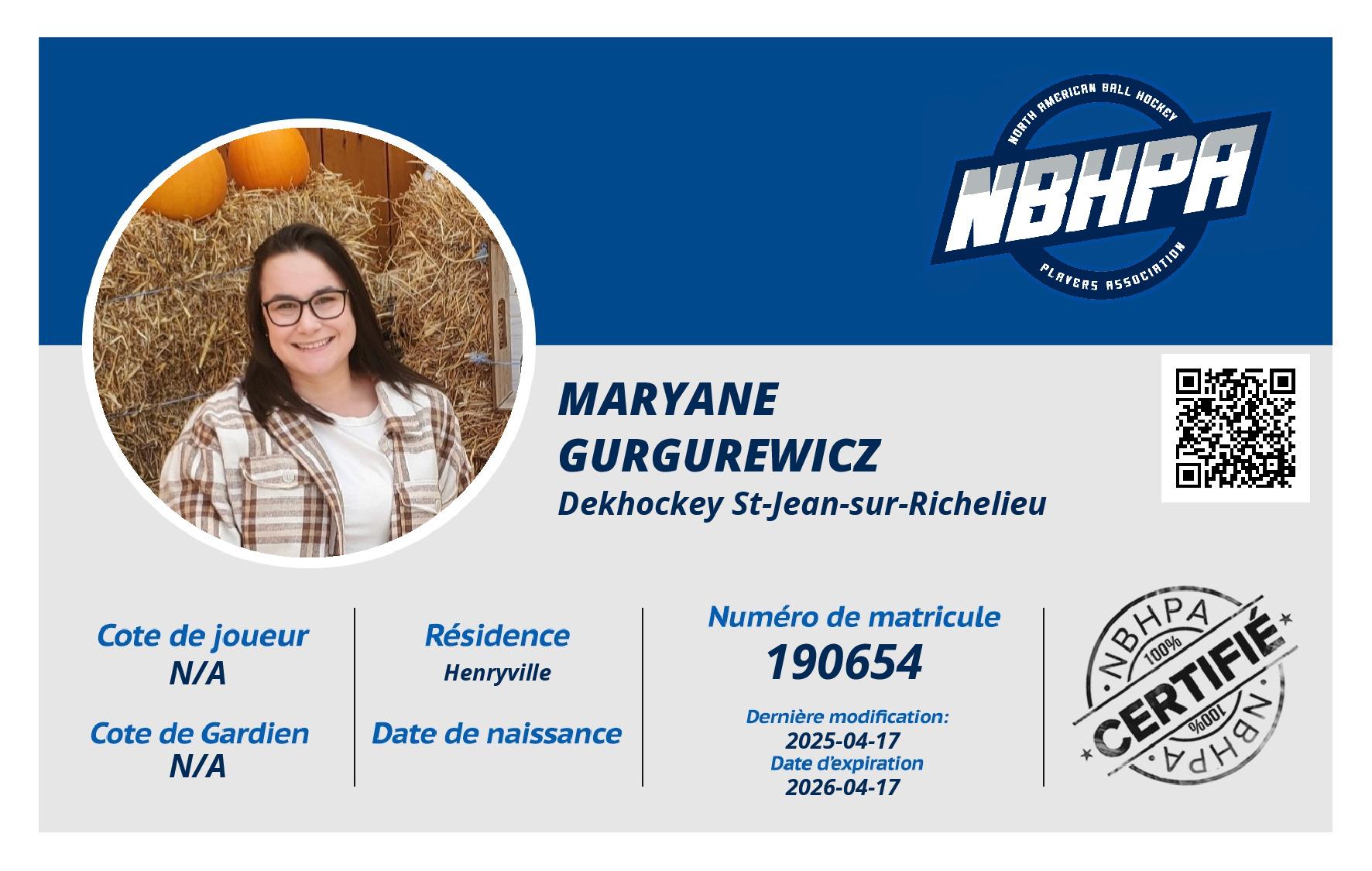 Maryane Gurgurewicz