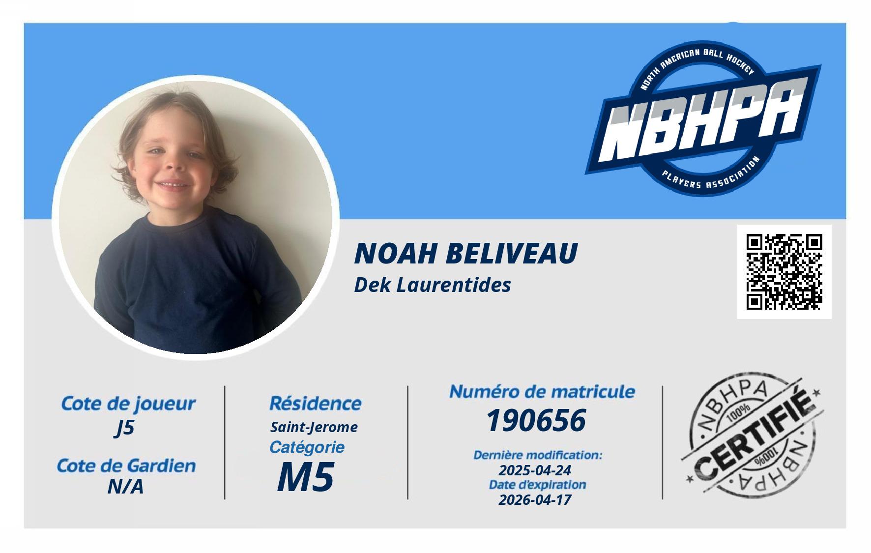 Noah Beliveau