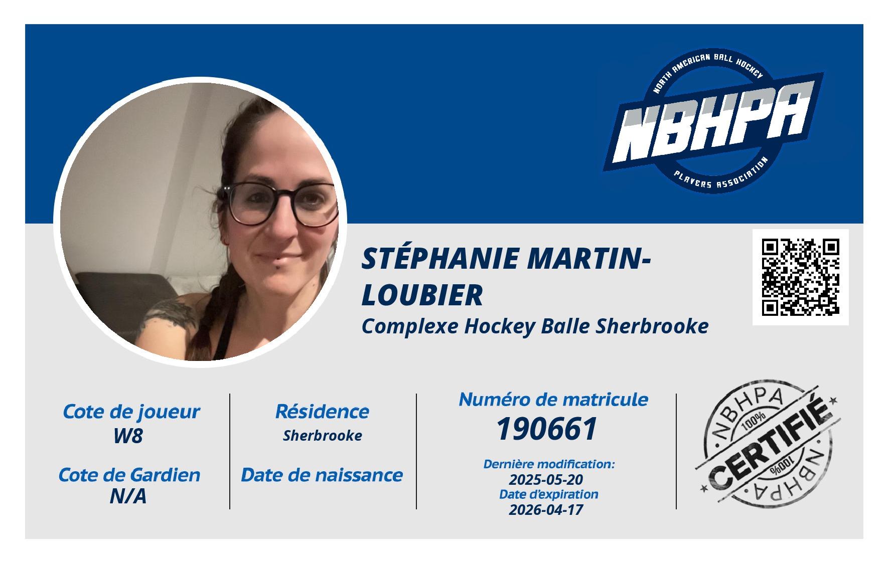 Stéphanie Martin-Loubier