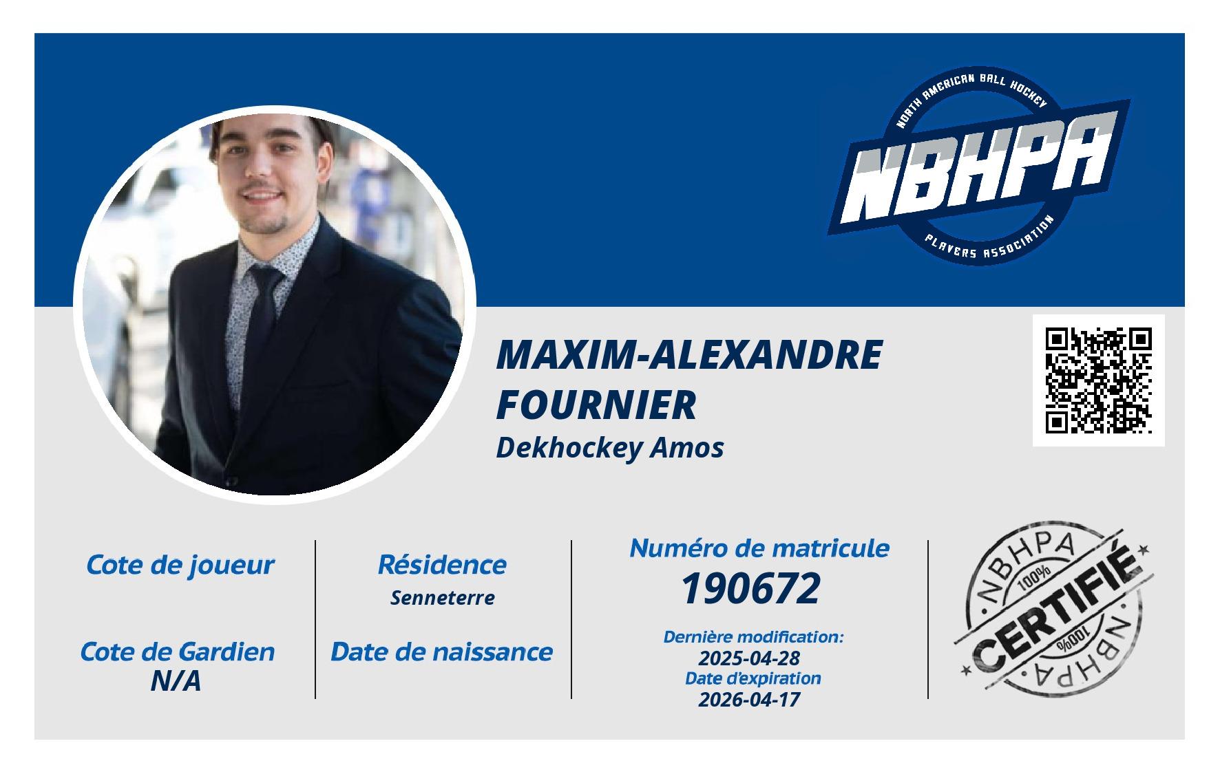 Maxim-Alexandre Fournier