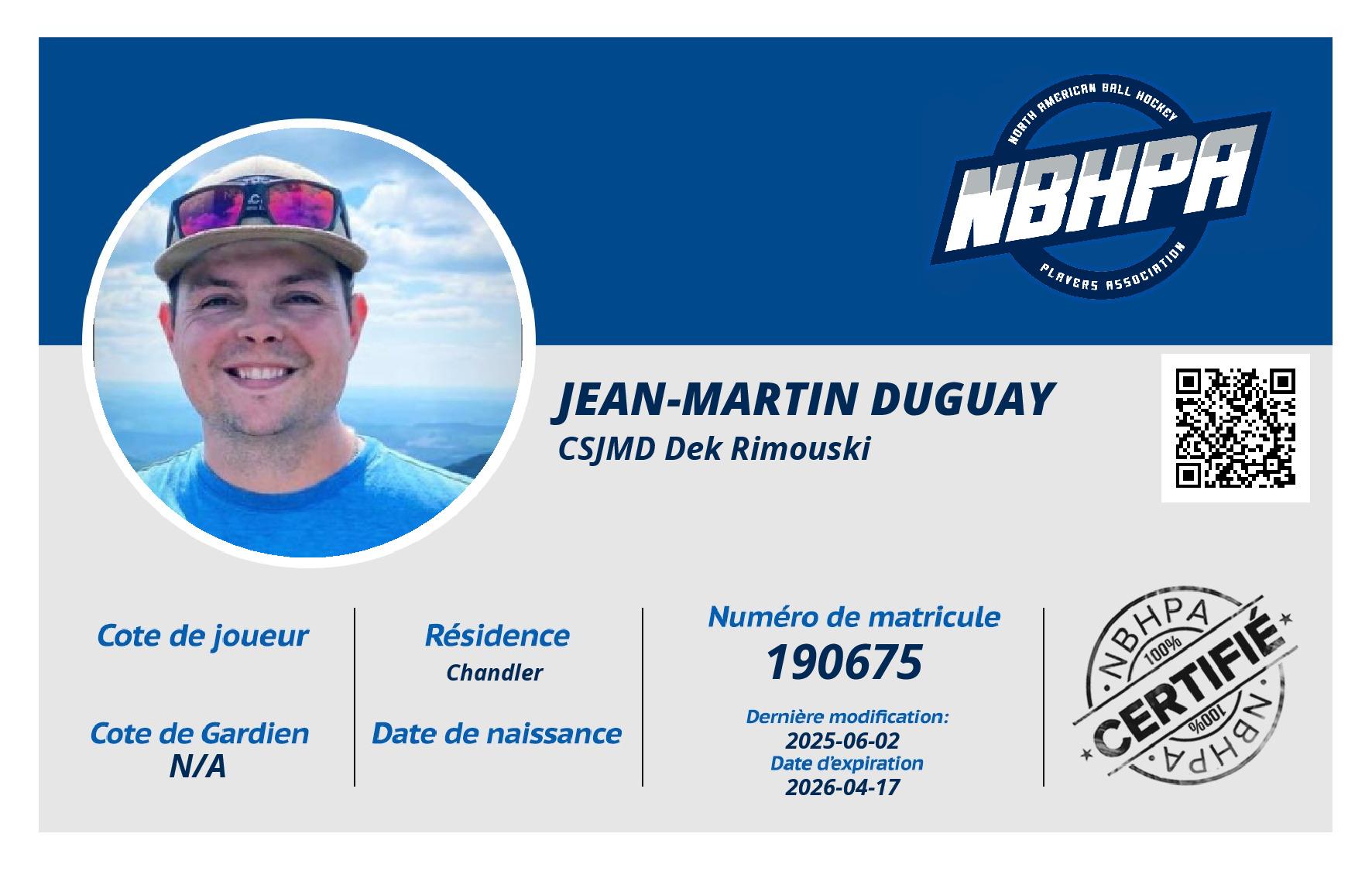 Jean-Martin Duguay