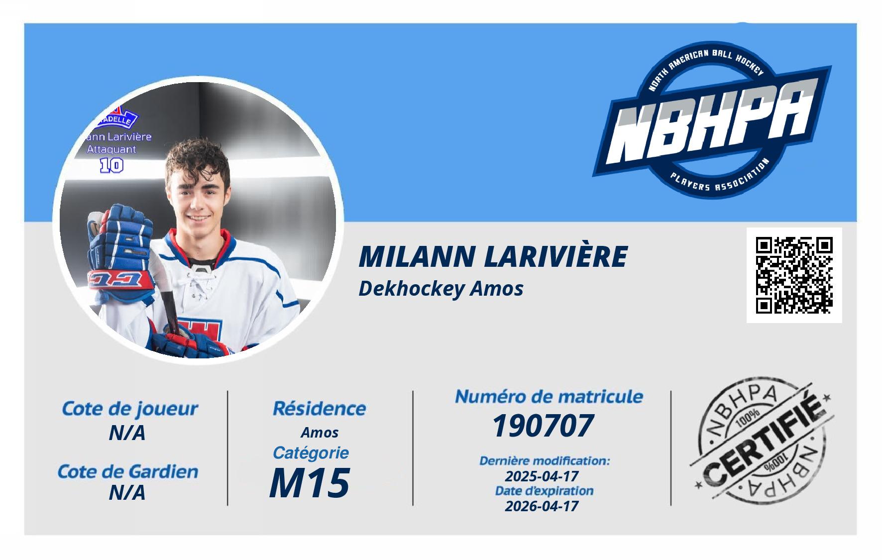 Milann Larivière