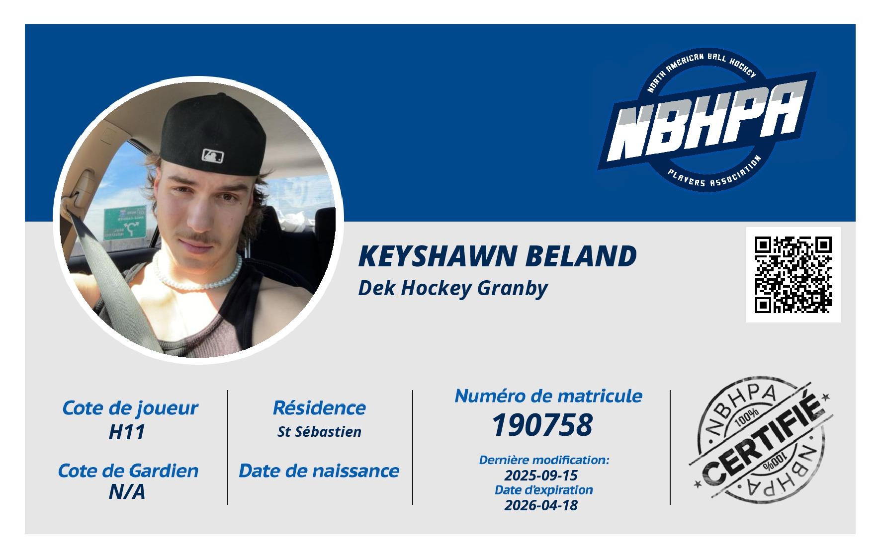 Keyshawn Beland