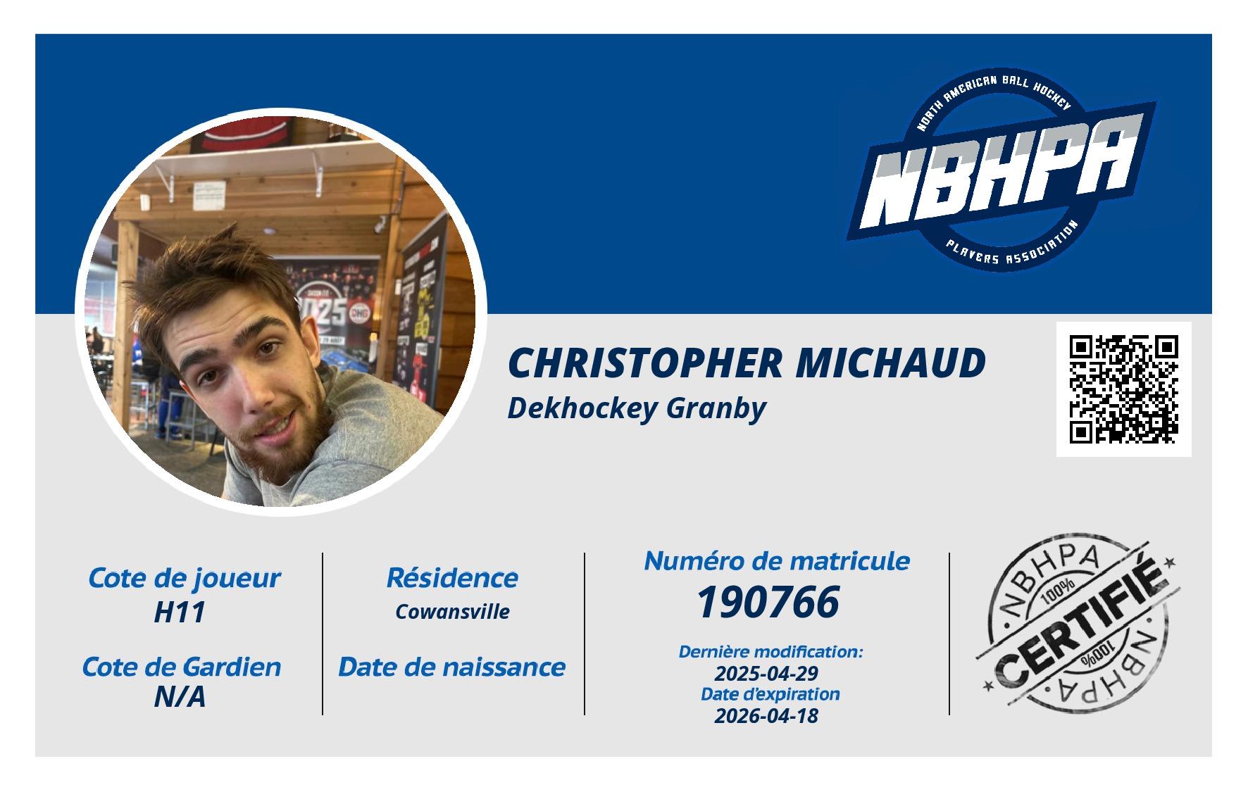 Christopher Michaud
