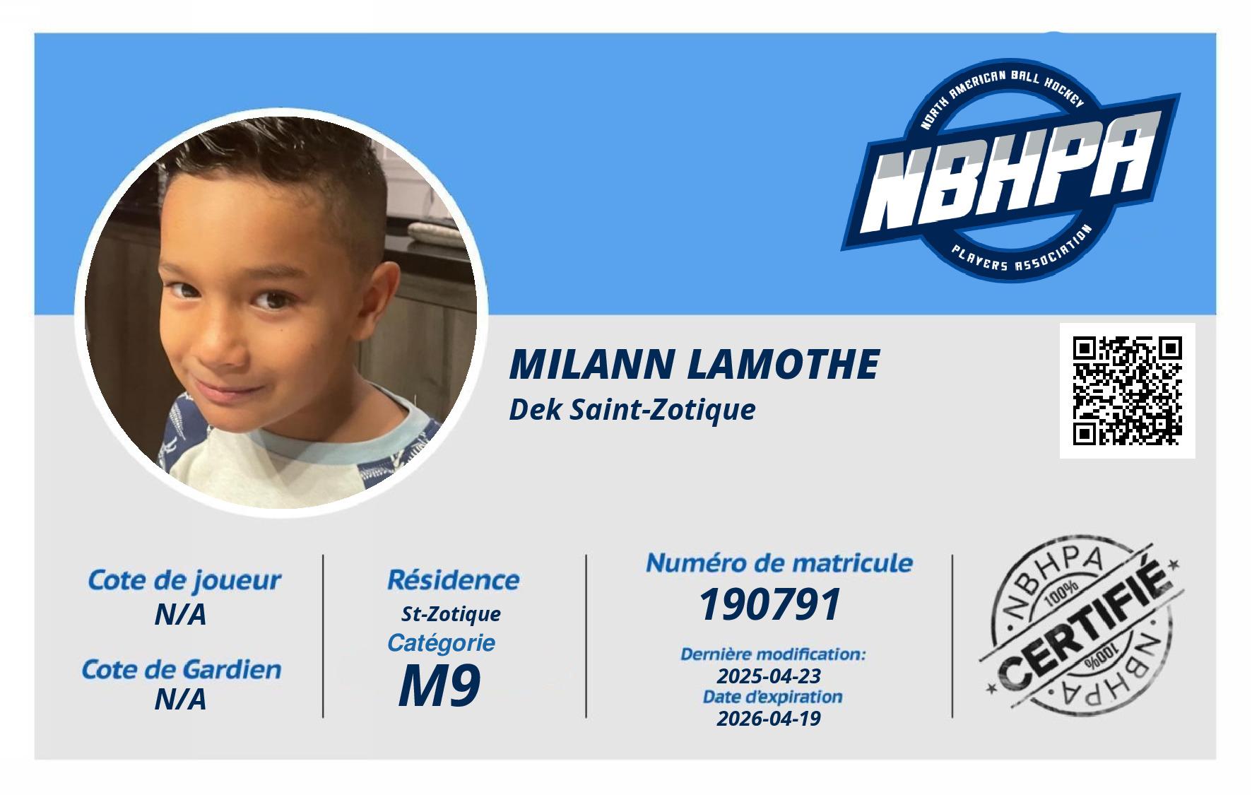Milann Lamothe
