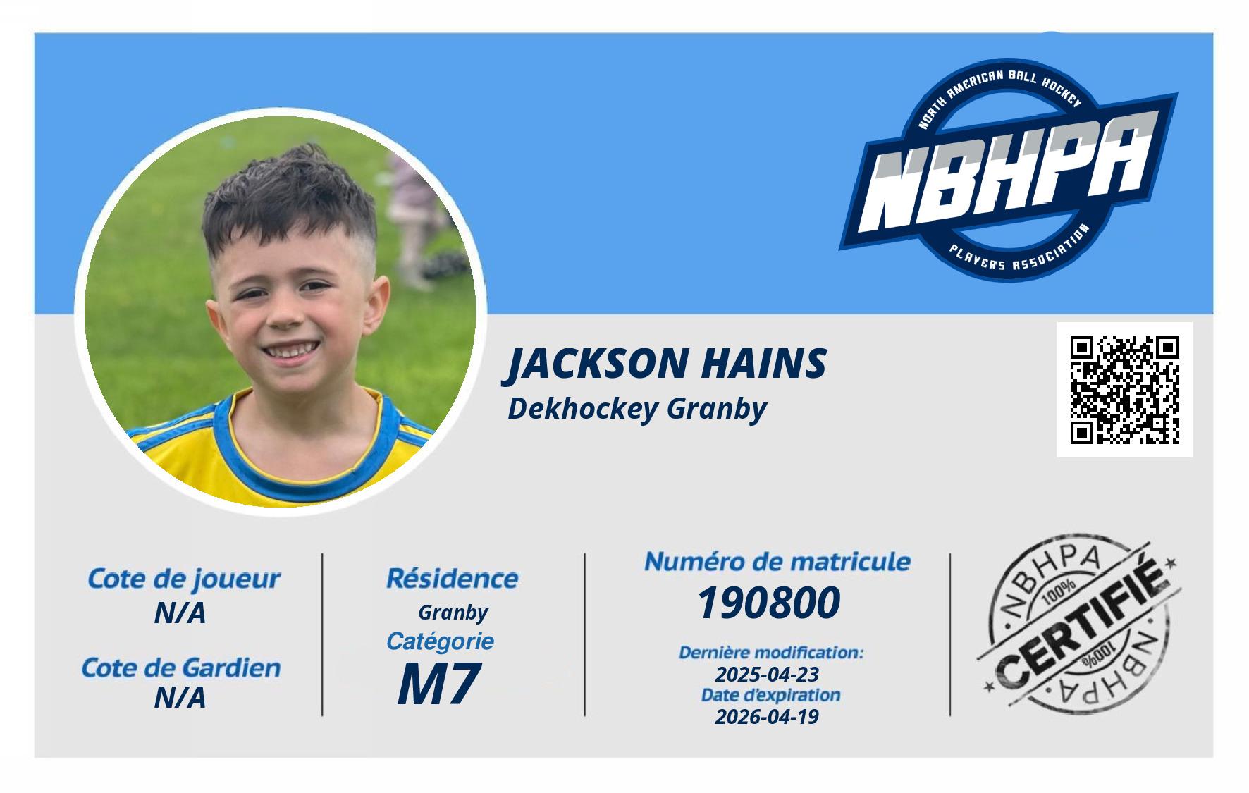 Jackson Hains