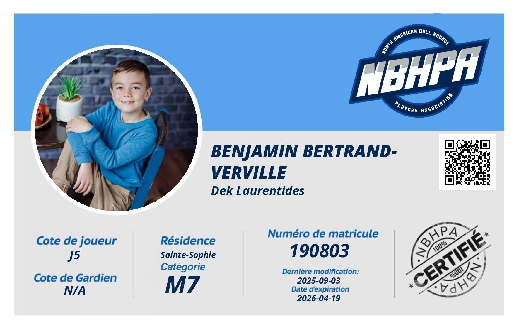Benjamin Bertrand-Verville