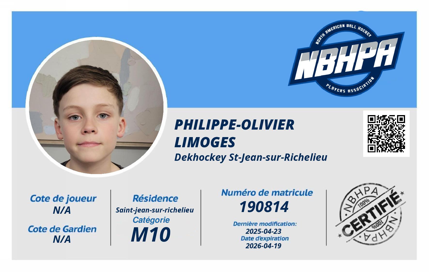 Philippe-Olivier Limoges