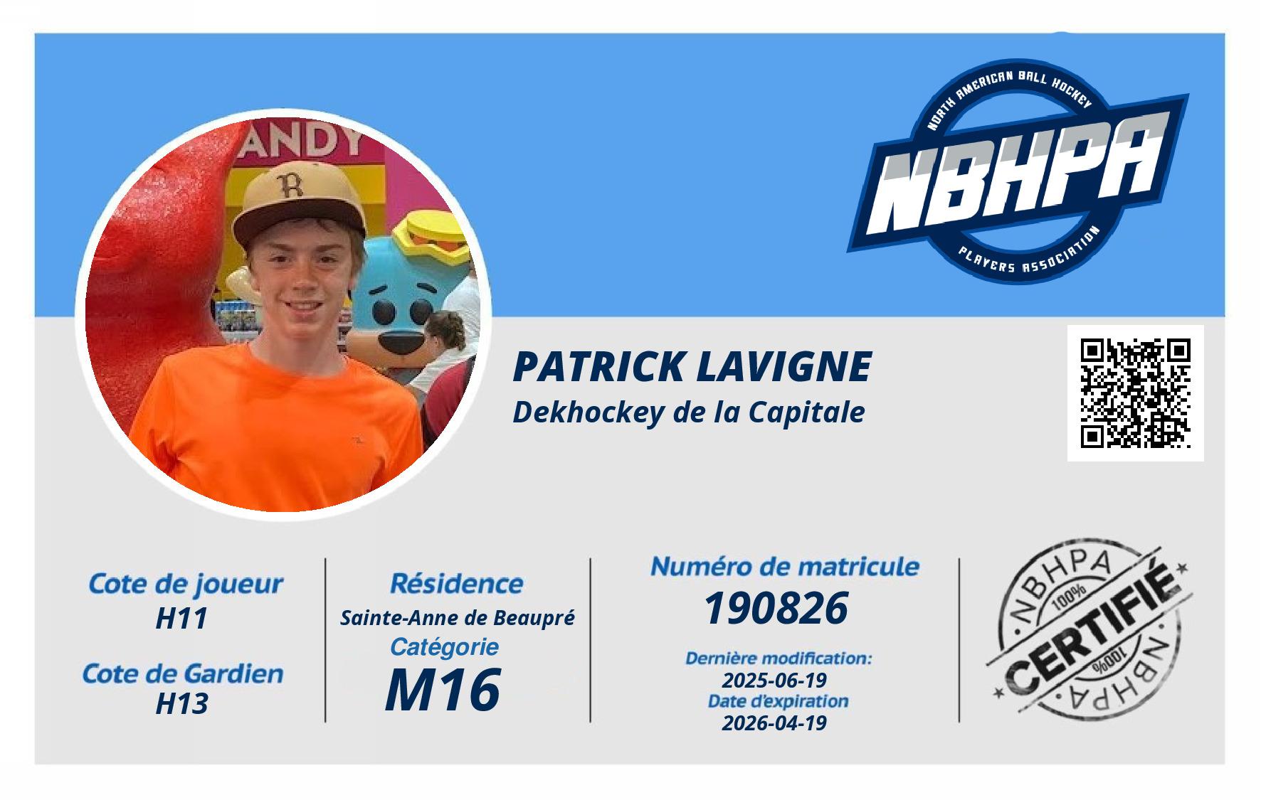 Patrick Lavigne