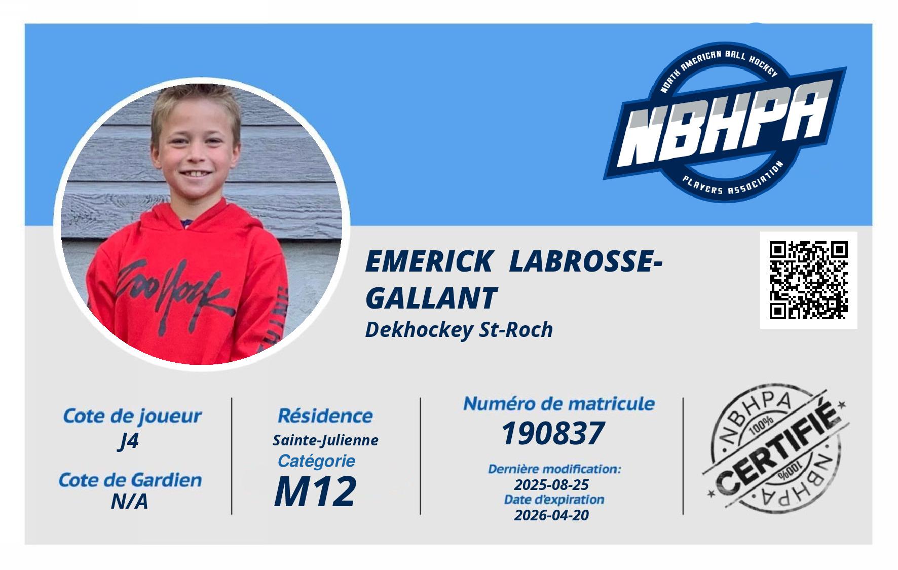 Emerick  Labrosse-Gallant