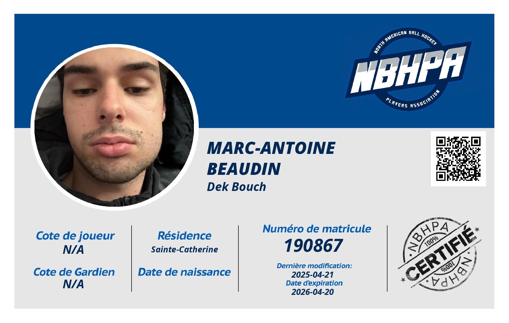 Marc-Antoine Beaudin