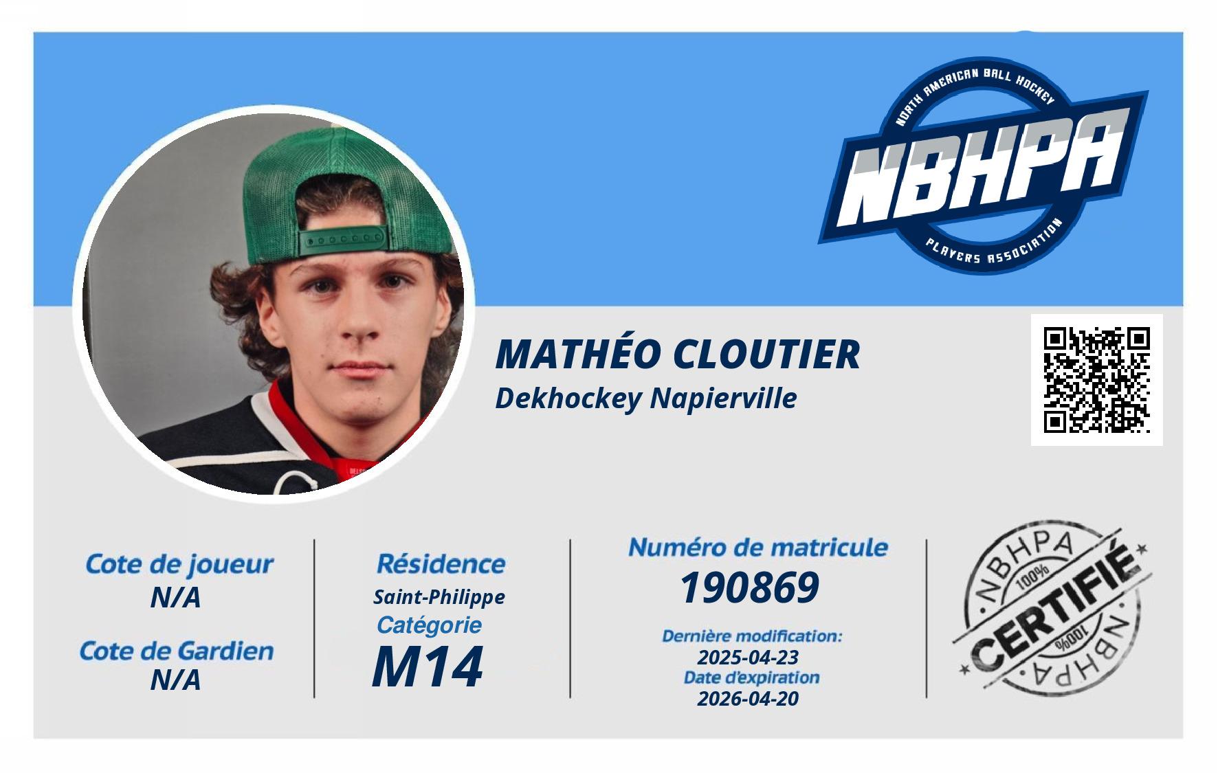 Mathéo Cloutier
