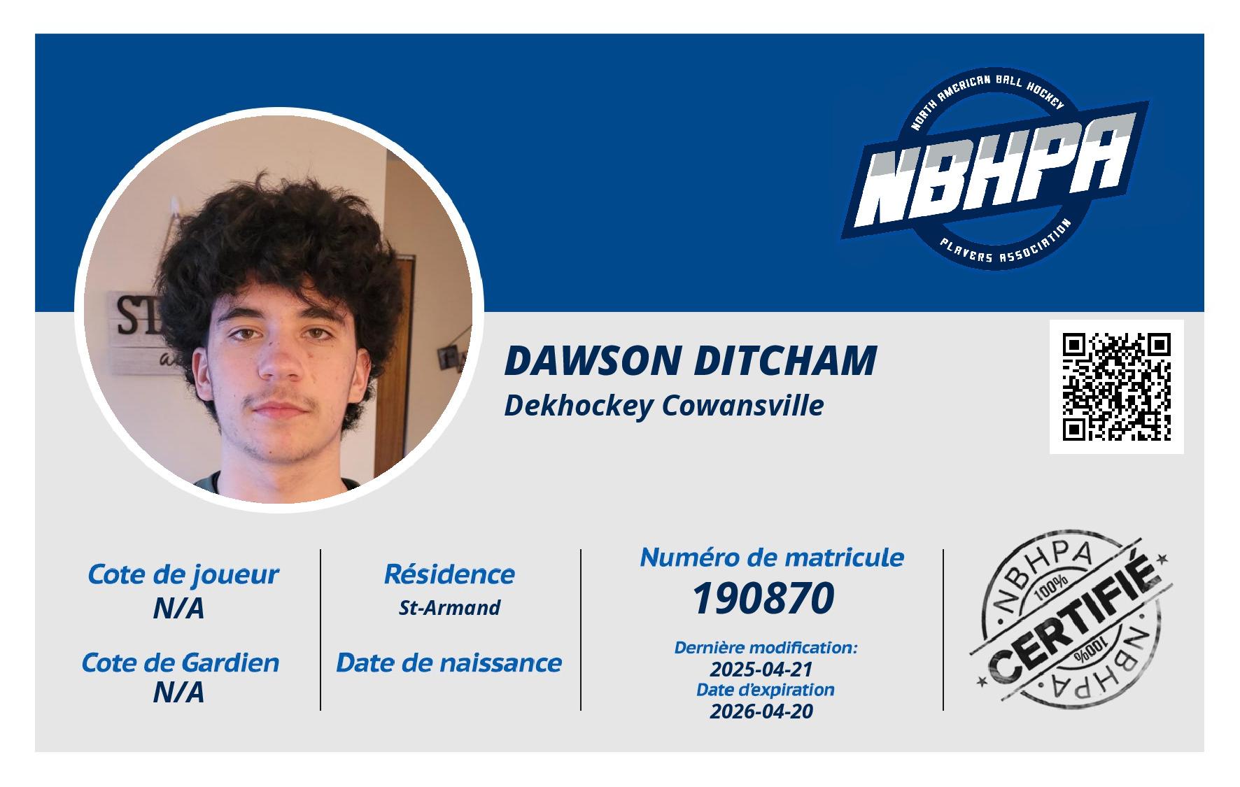 Dawson Ditcham