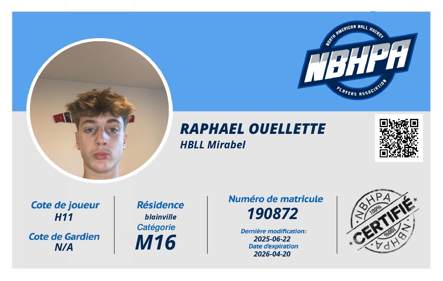 Raphael Ouellette 