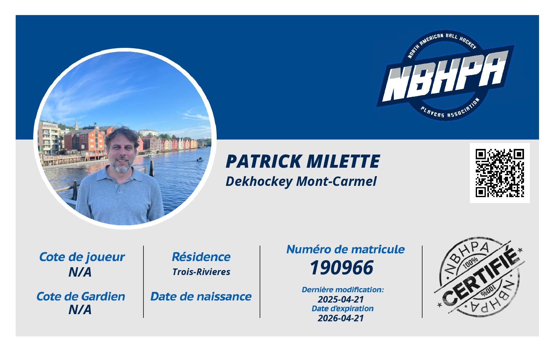 Patrick Milette