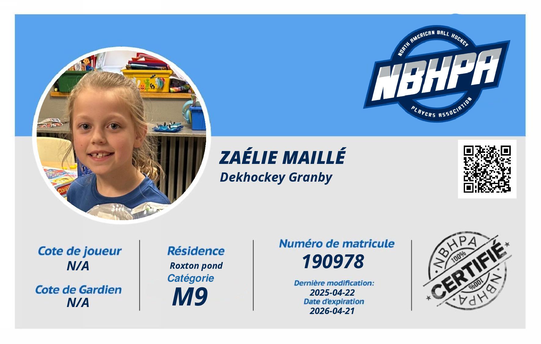 Zaélie Maillé