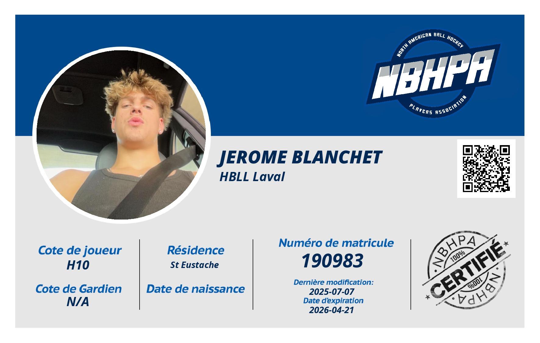 Jerome Blanchet