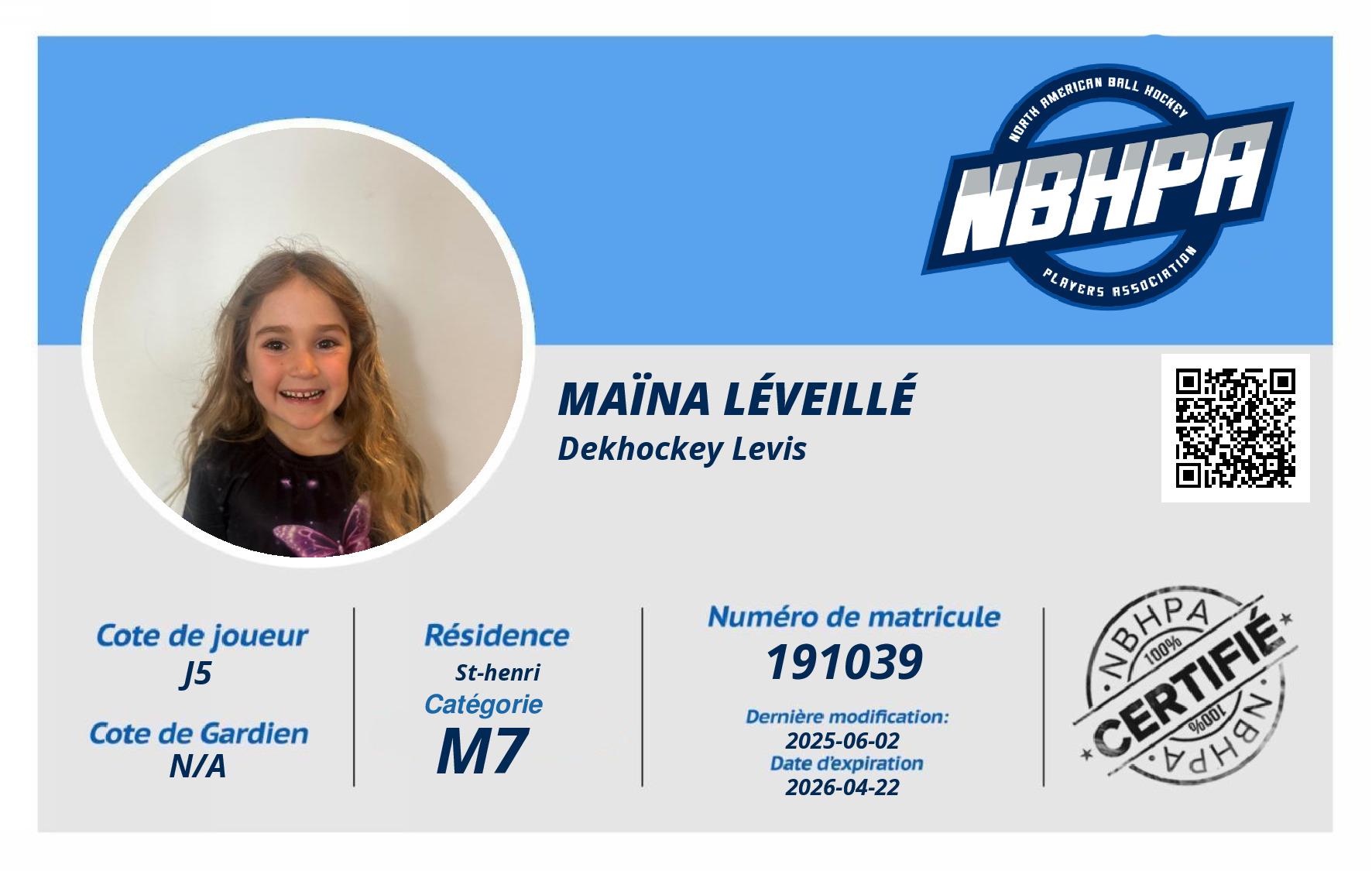 Maïna Léveillé