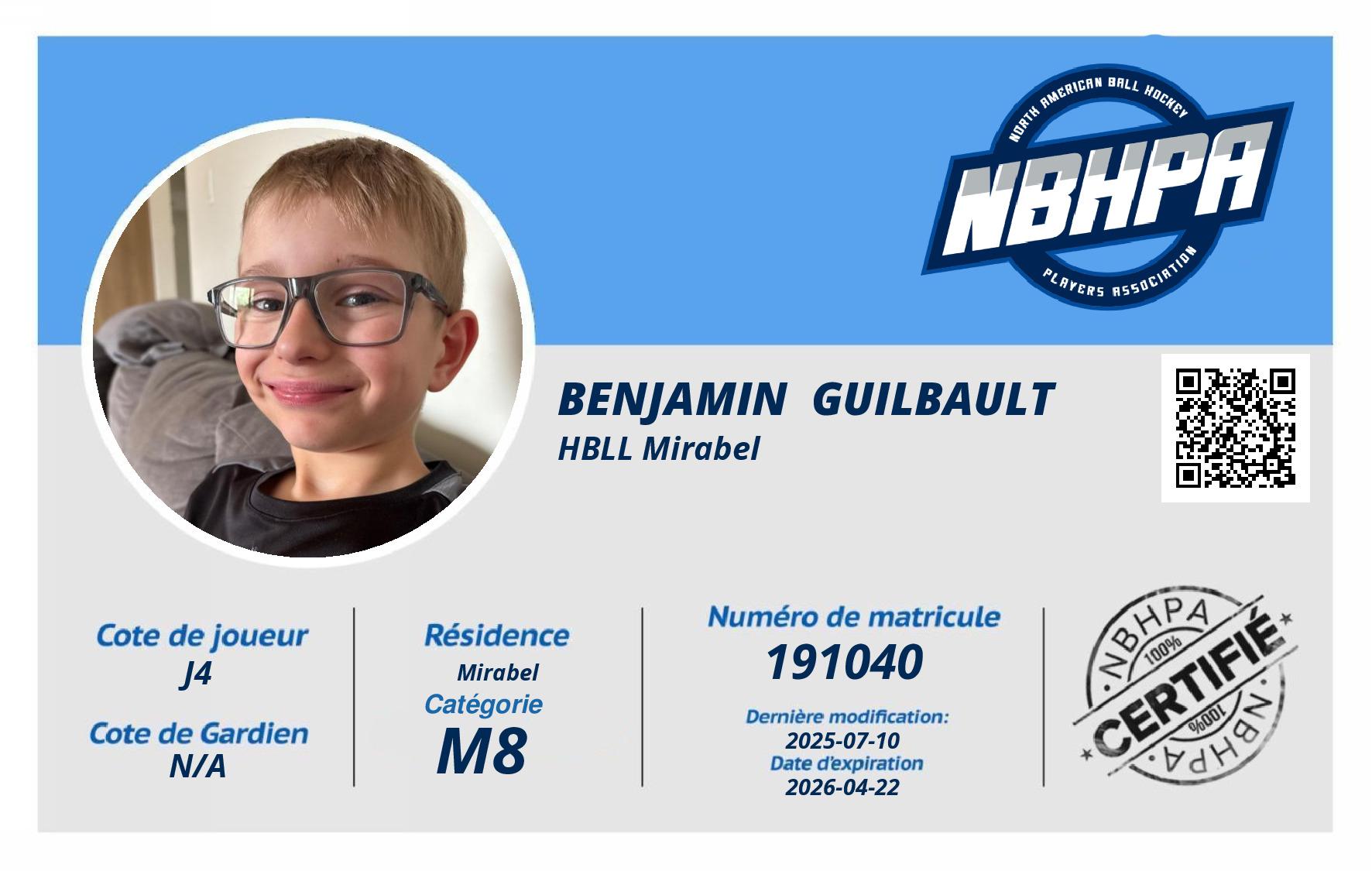 Benjamin  Guilbault