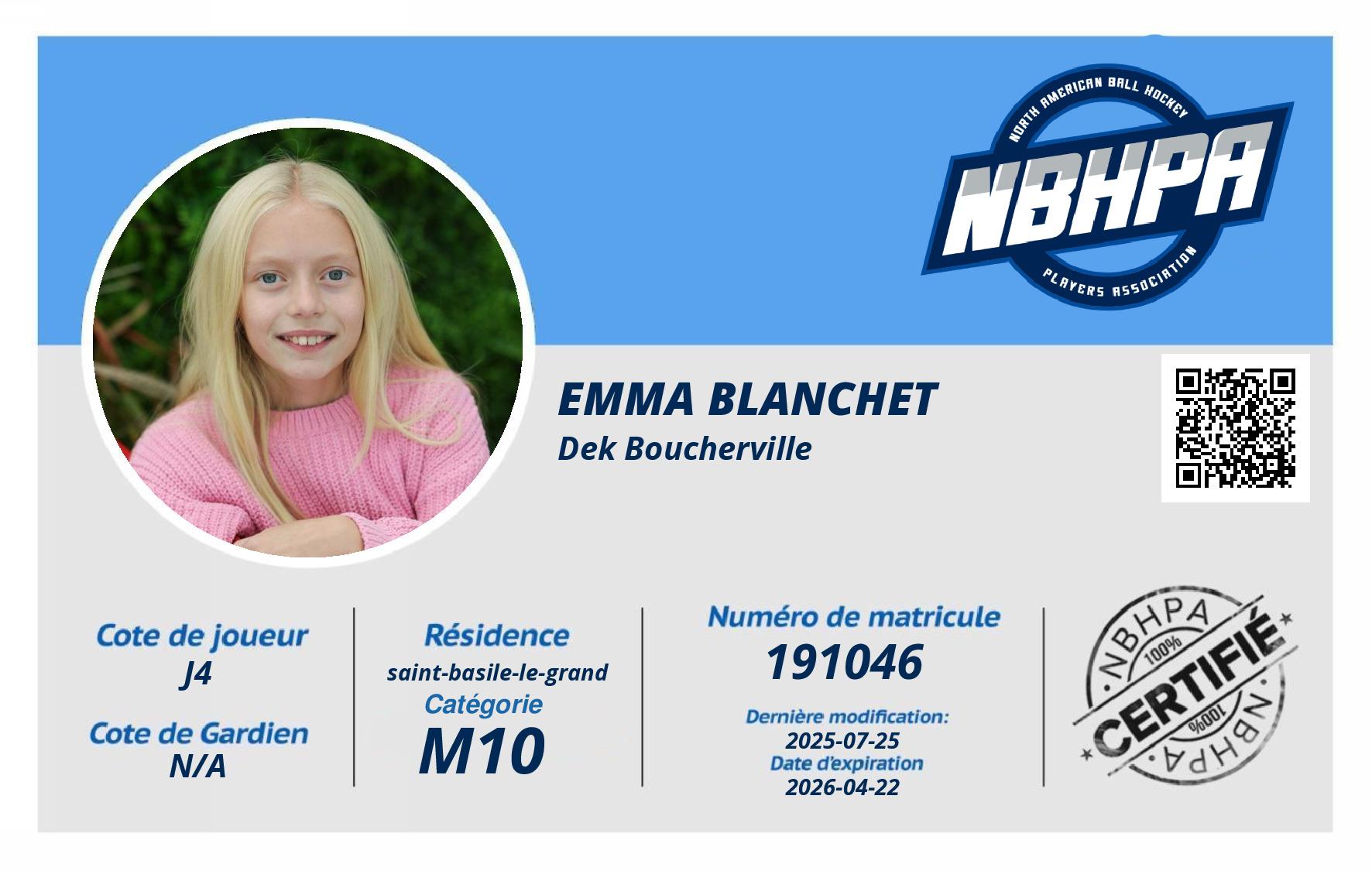 Emma Blanchet