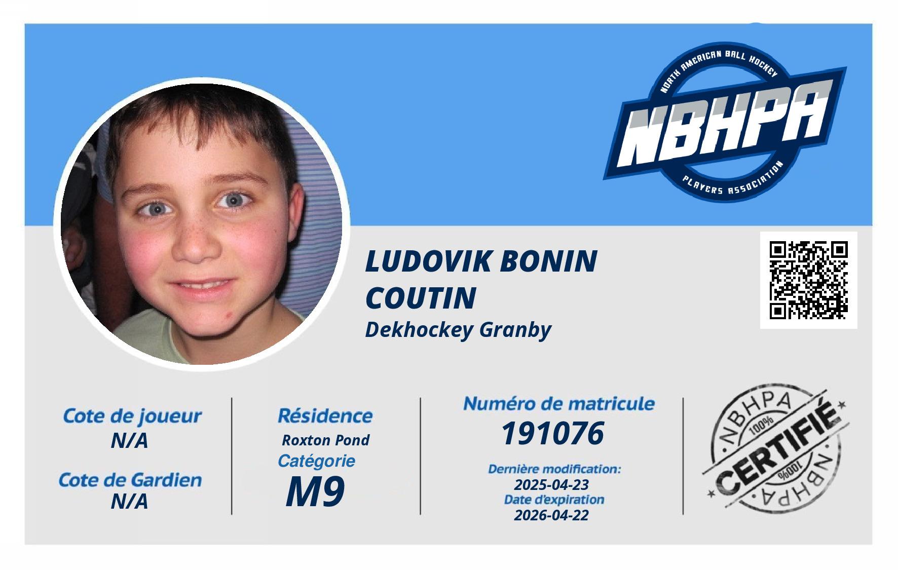 Ludovik Bonin Coutin