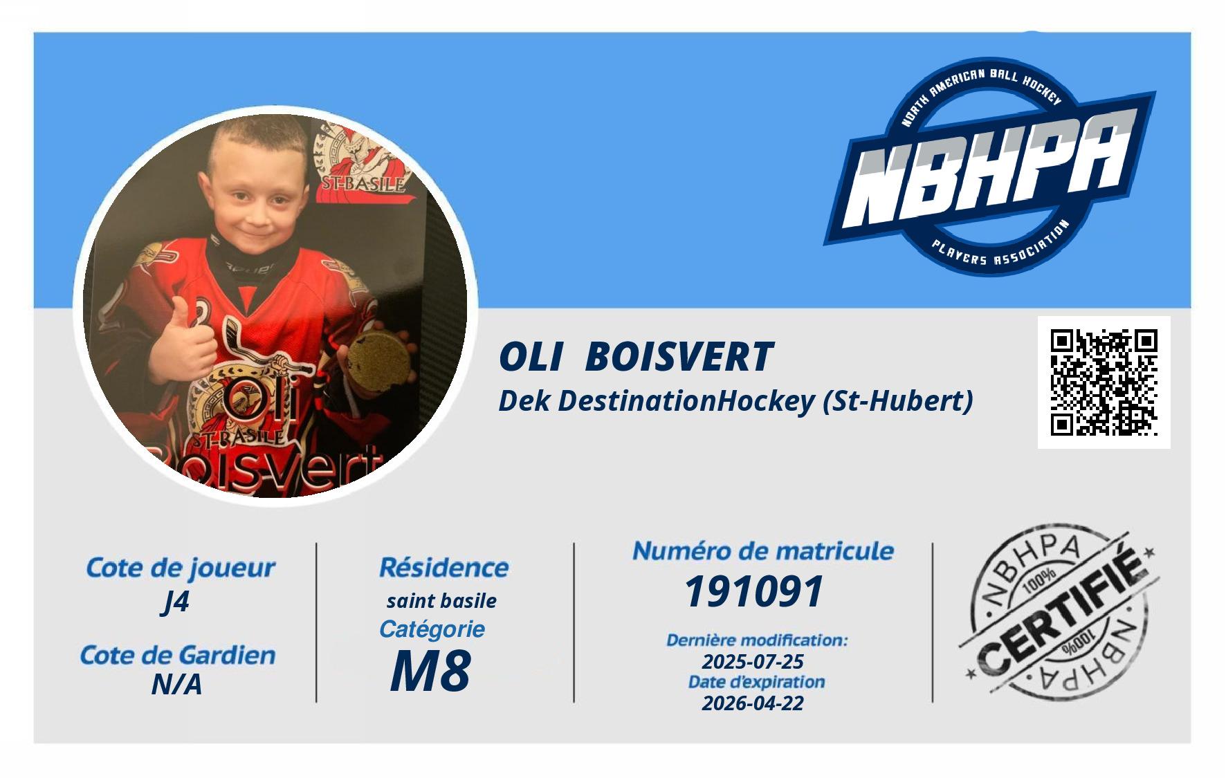 Oli  Boisvert