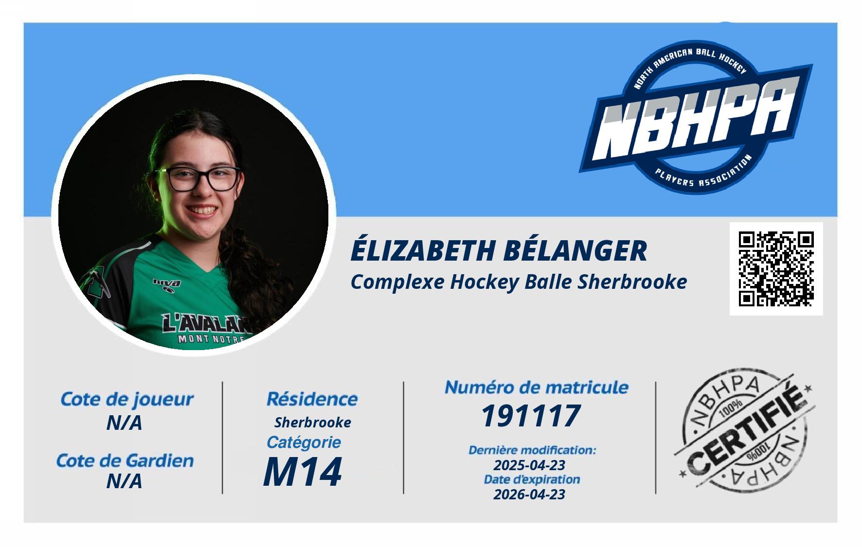 Élizabeth Bélanger