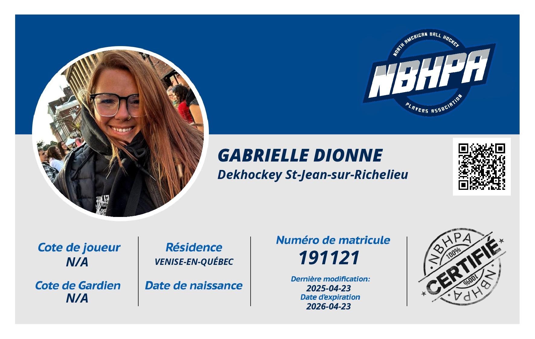 Gabrielle Dionne