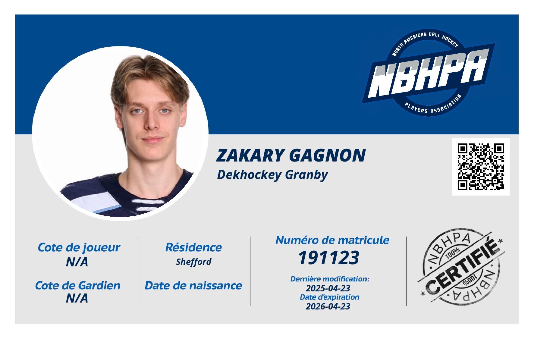 Zakary Gagnon