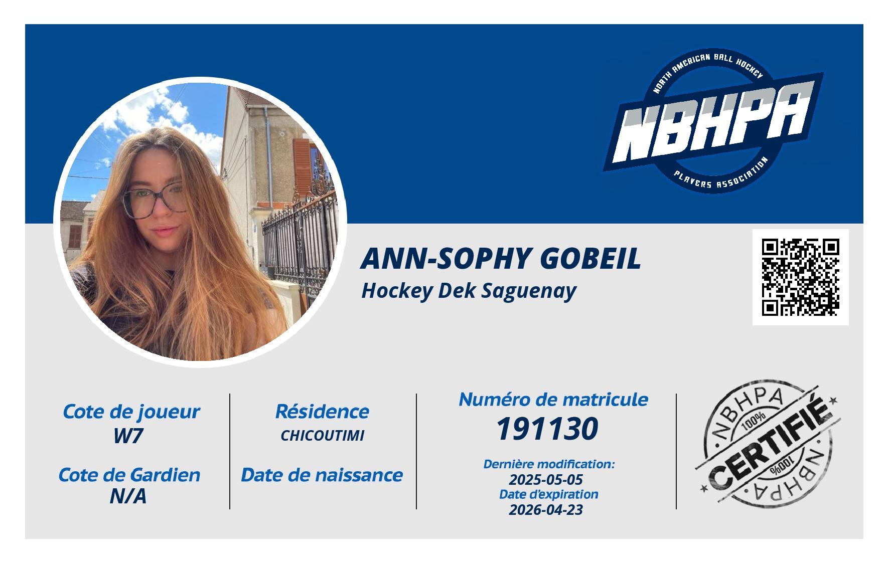 Ann-Sophy Gobeil