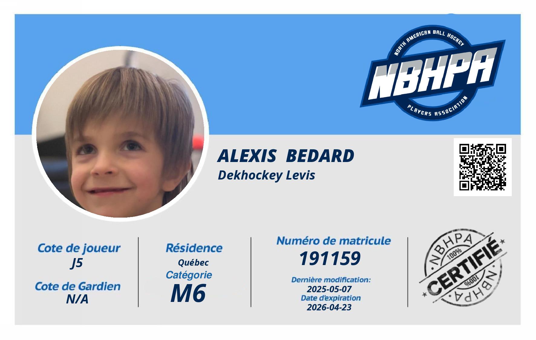 Alexis  Bedard 