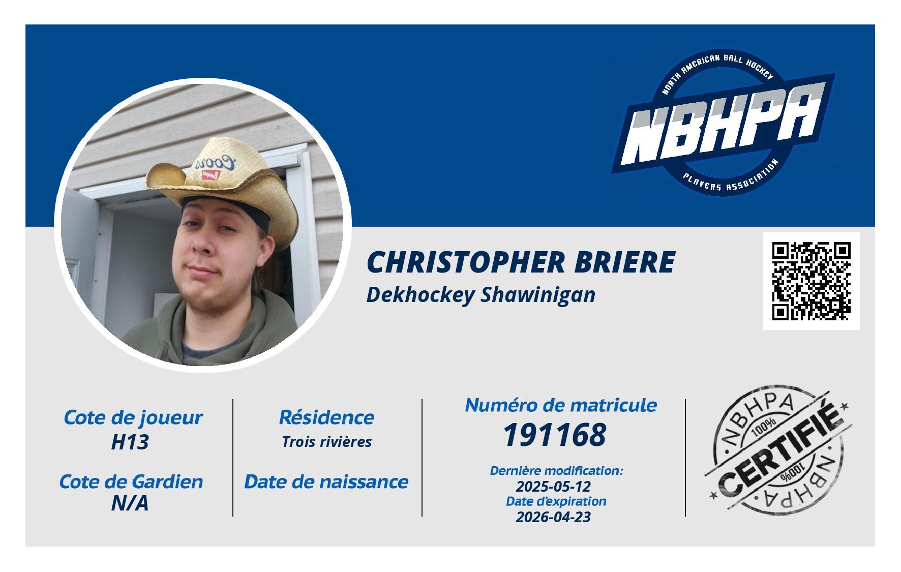 Christopher Briere