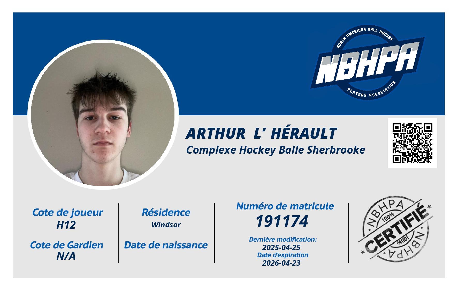 Arthur  L’Hérault