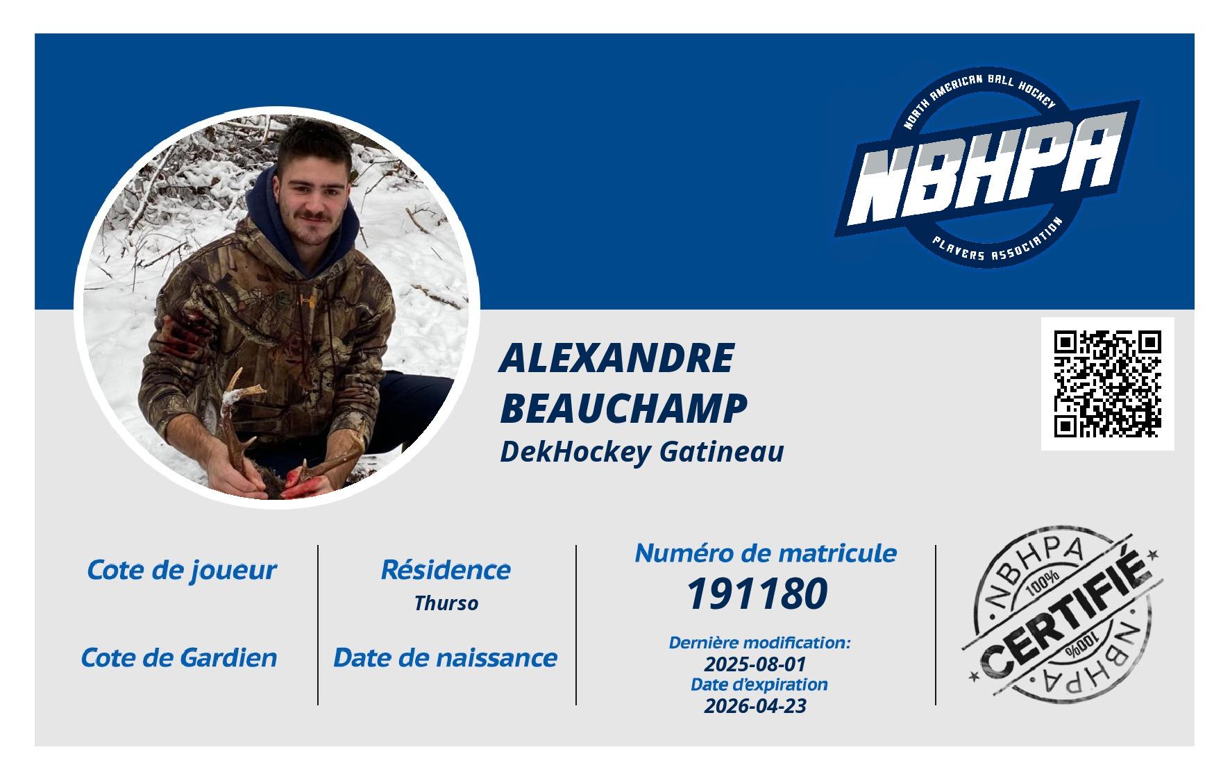 Alexandre  Beauchamp