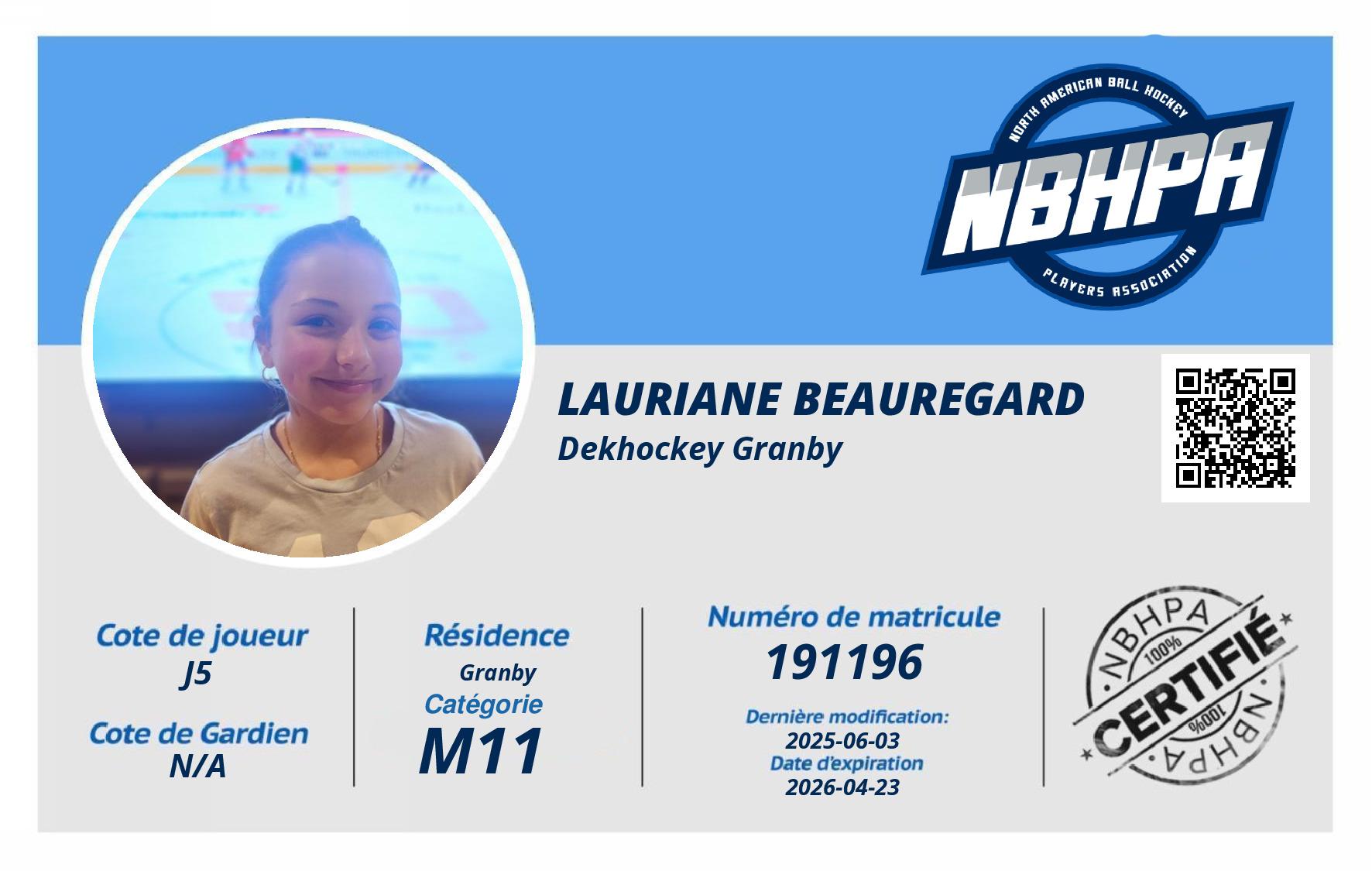 Lauriane Beauregard