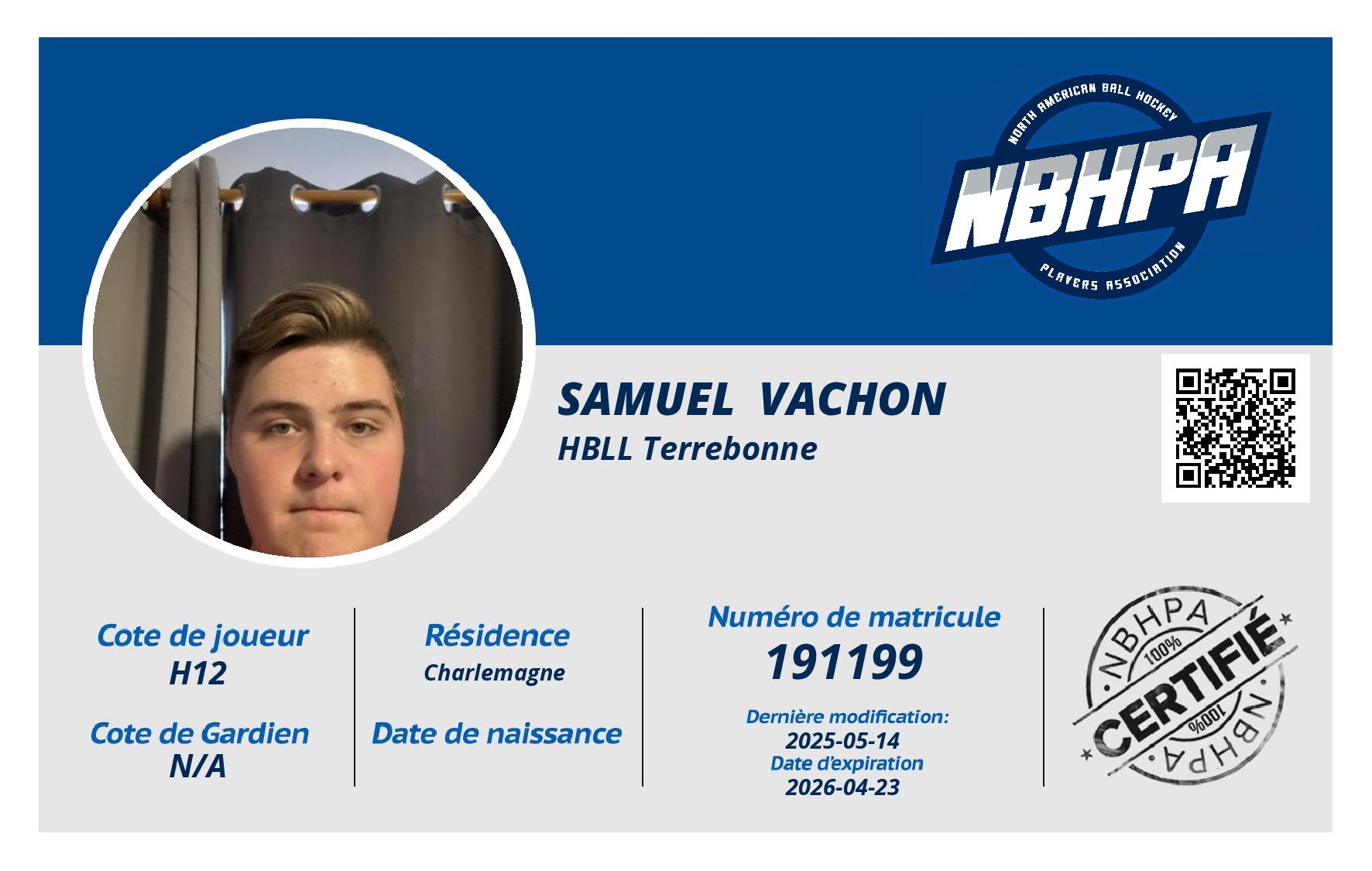 Samuel  Vachon