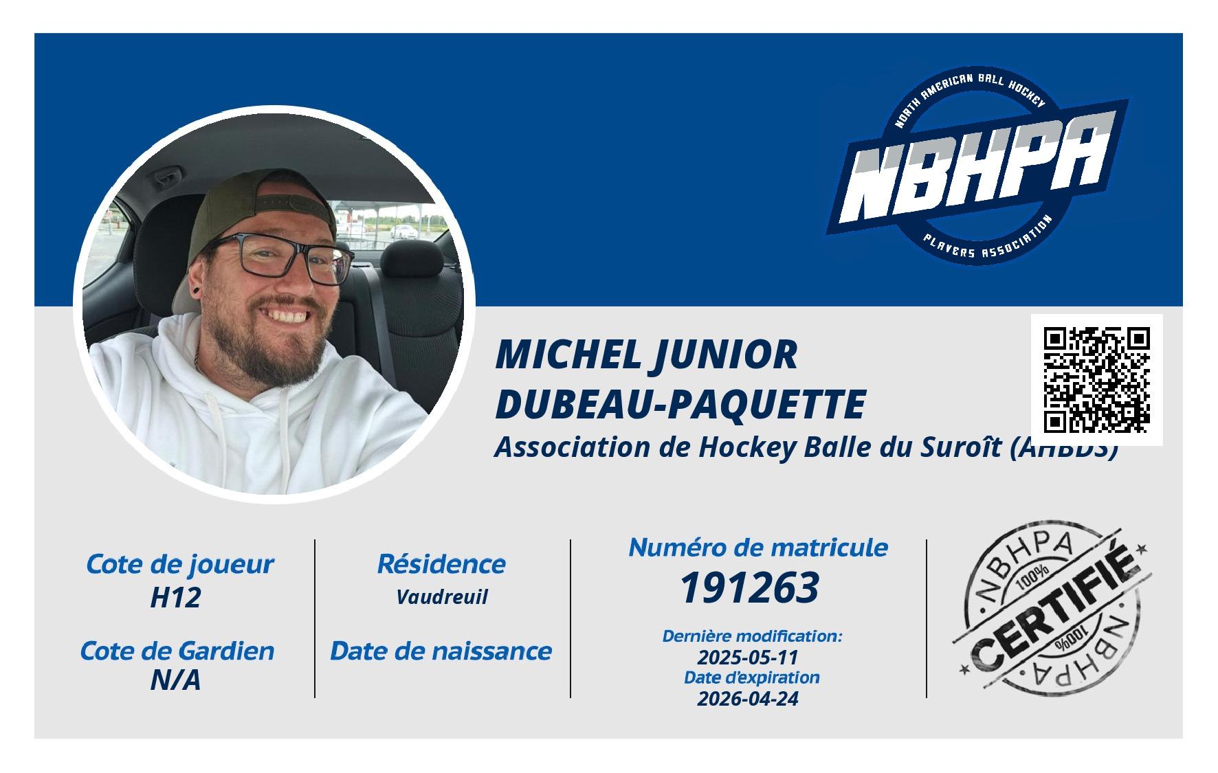 Michel Junior Dubeau-Paquette