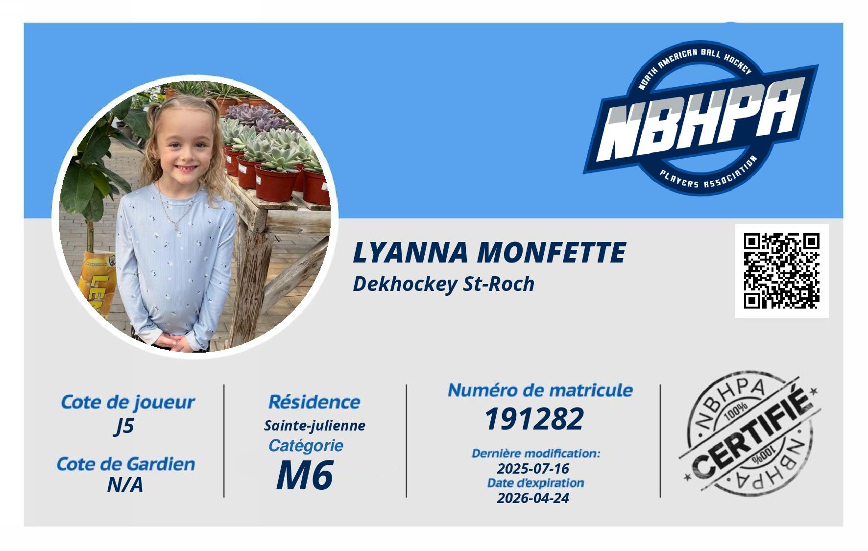 Lyanna Monfette 