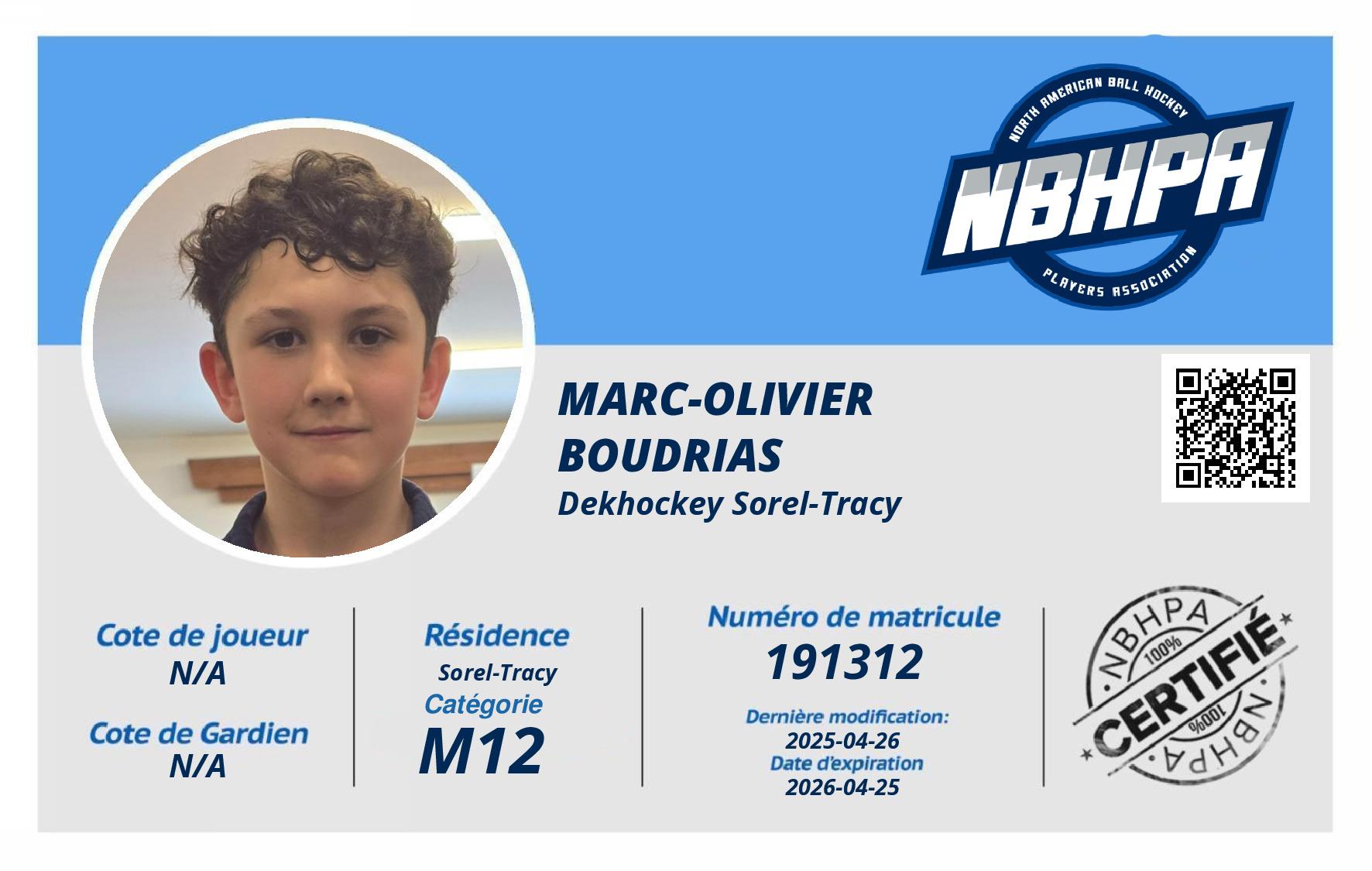 Marc-Olivier  Boudrias