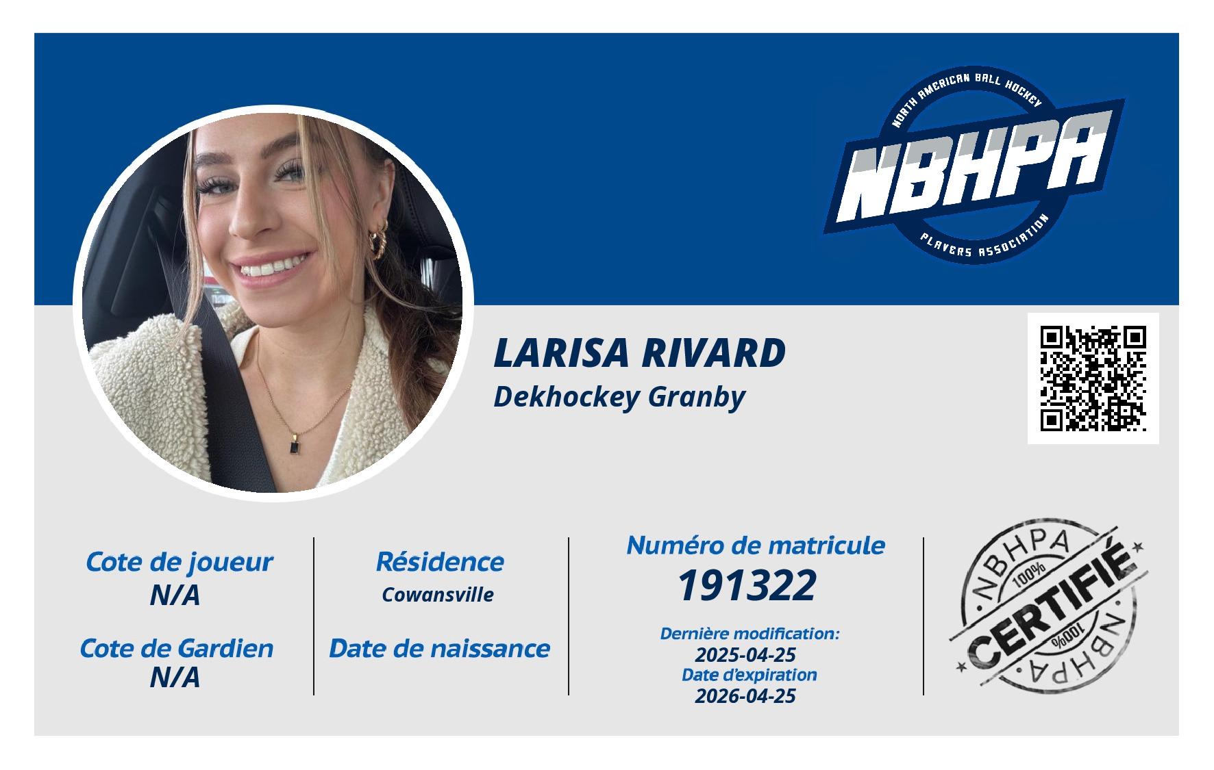 Larisa Rivard
