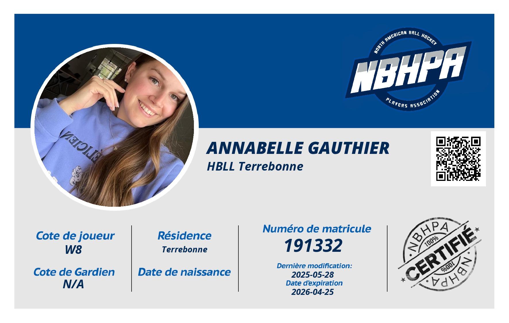 Annabelle Gauthier
