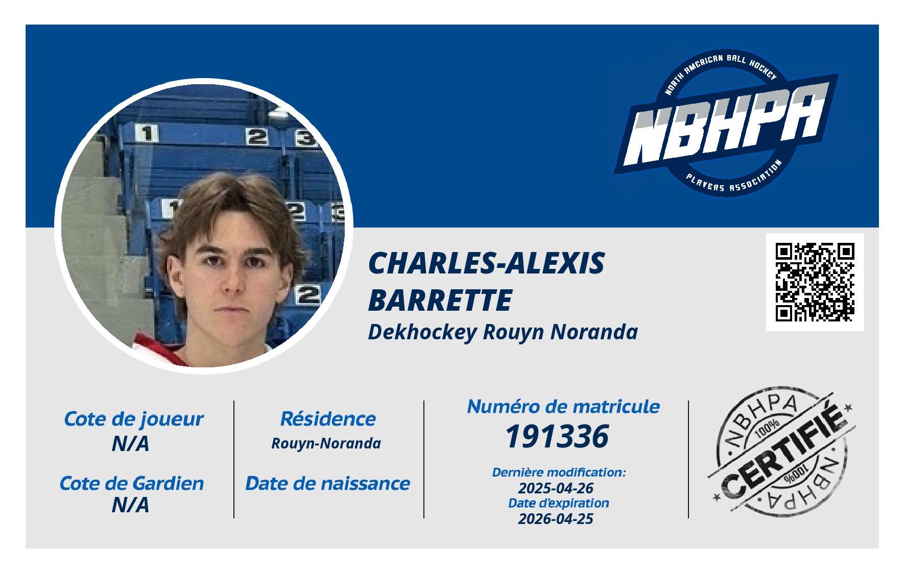Charles-Alexis  Barrette