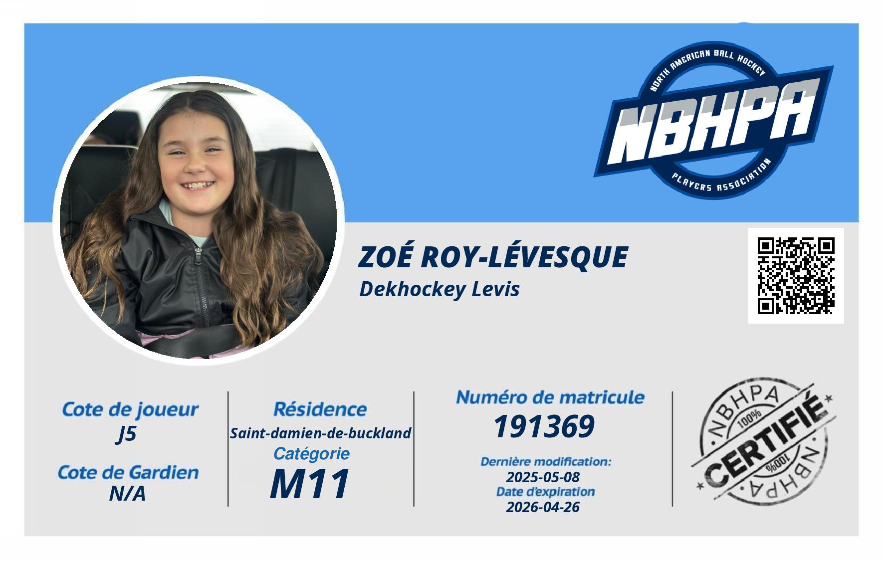 Zoé Roy-Lévesque