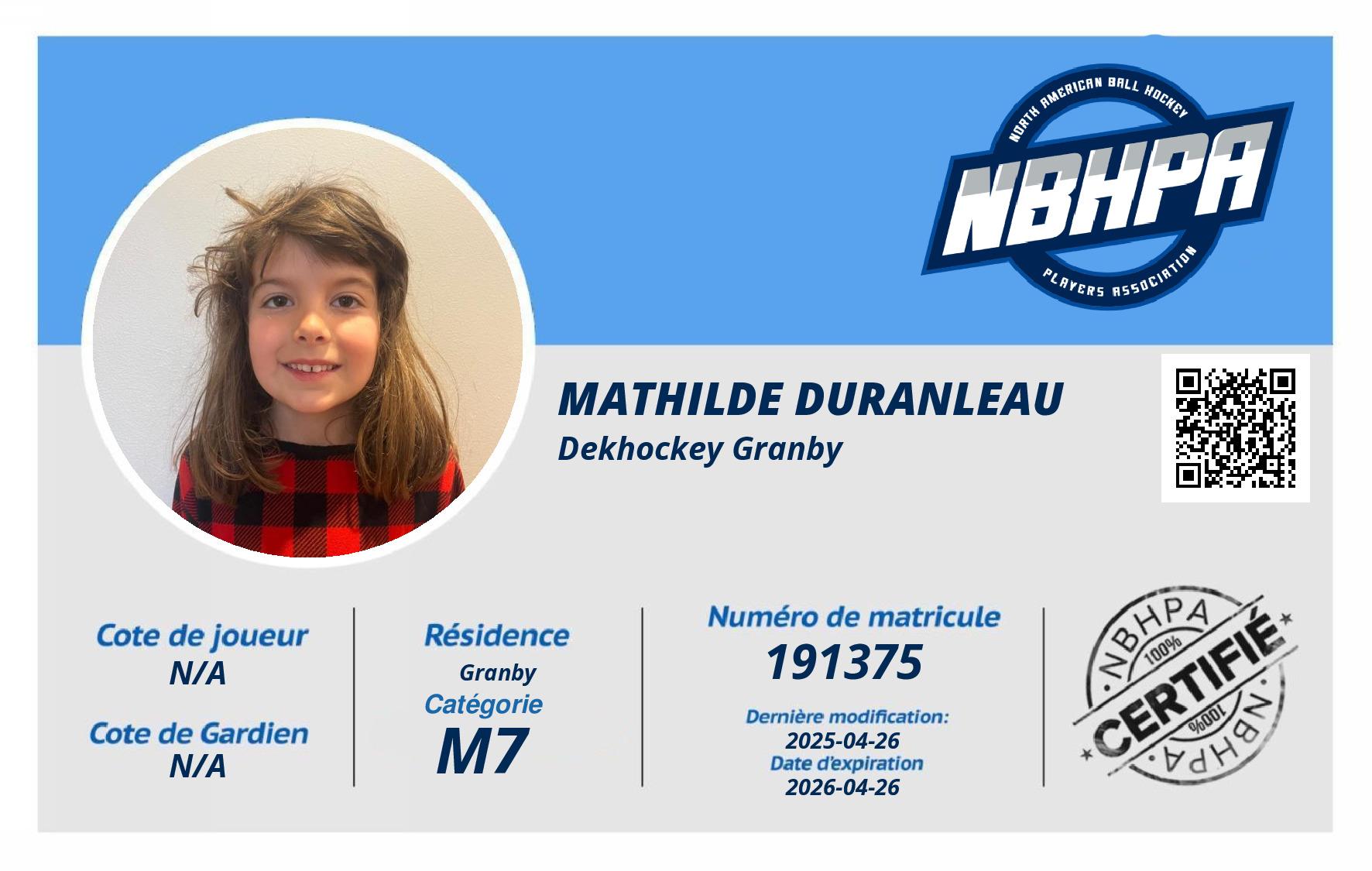 Mathilde Duranleau