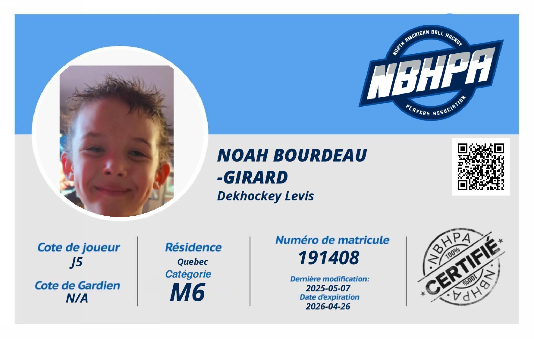 Noah Bourdeau -Girard 