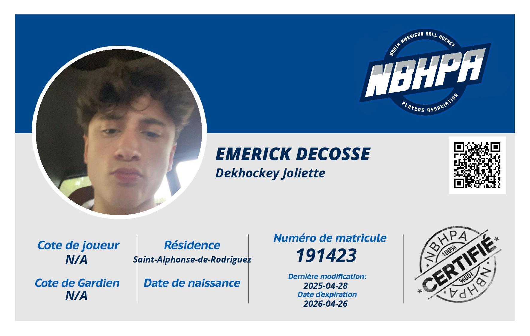 Emerick Decosse