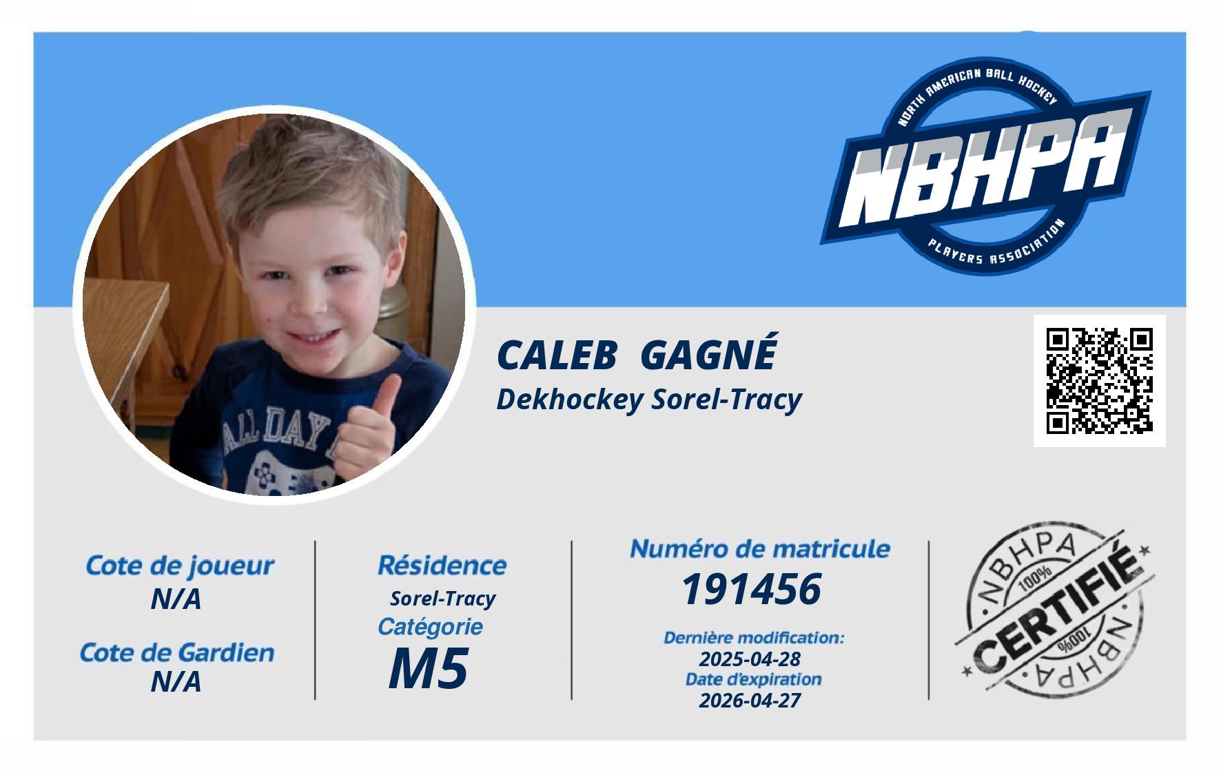 Caleb  Gagné 